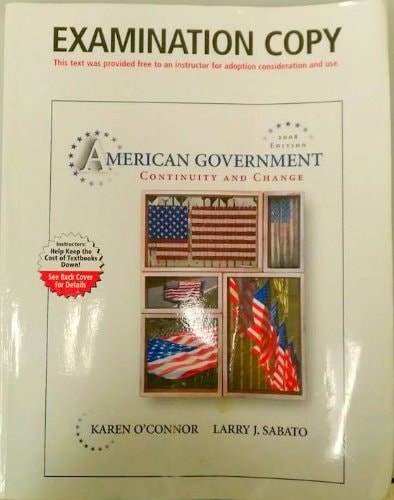 Text Bank for Essentials of American Government: Continuity and Change