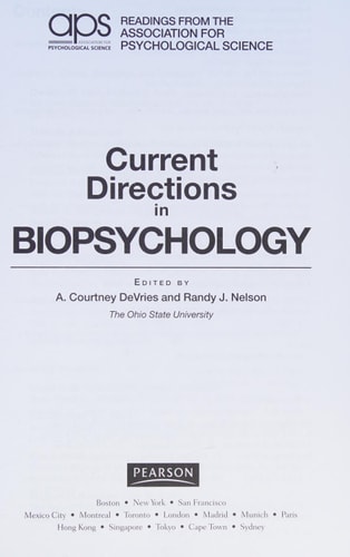 Current Directions in Biopsychology