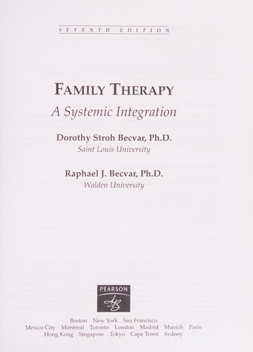 Family Therapy: A Systemic Integration