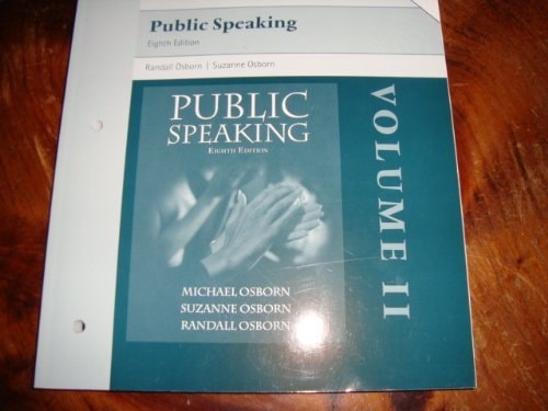Public Speaking: Instructor's Classroom Kit