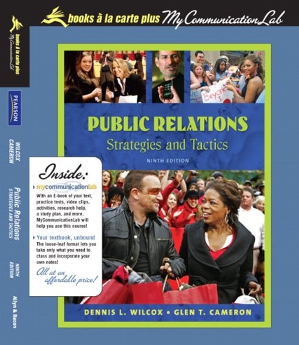 Public Relations + Mycommunicationlab: Strategies and Tactics