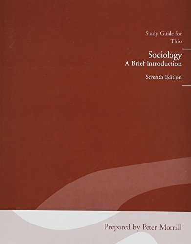 Sociology: A Brief Introduction with Study Guide
