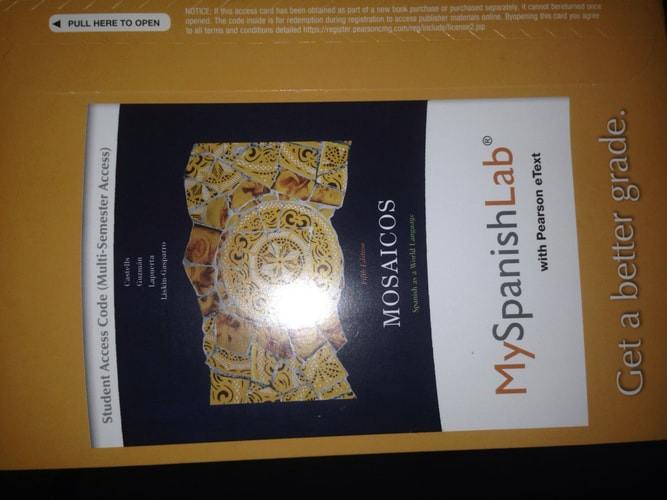 Mosaicos: 6 Month Access, with E-book