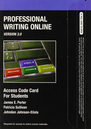 Professional Writing Online Version 3.0