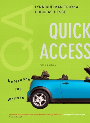 Quick Access: Reference for Writers