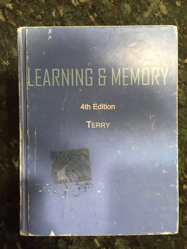 Learning & Memory: Basic Principles, Processes, and Procedures