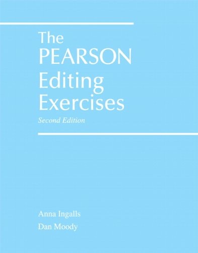 The Pearson Editing Exercises