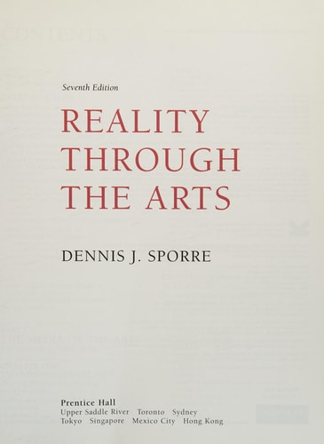 Reality Through the Arts