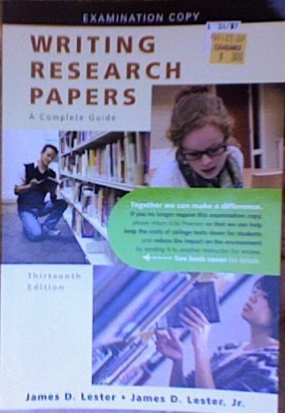 Writing Research Papers