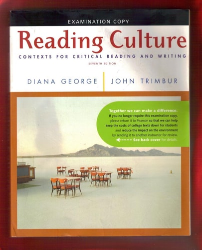 Reading Culture: Contexts for Critical Reading and Writing