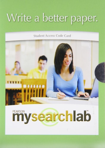 MyLab Search without Pearson eText: Valuepack Access Card
