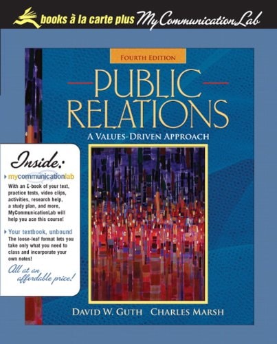 Public Relations: A Values-Driven Approach