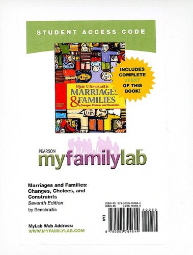 MyFamilyLab with Pearson eText: Standalone Access Card for Marriages and Families