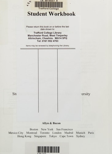 Student Workbook for Stage Makeup