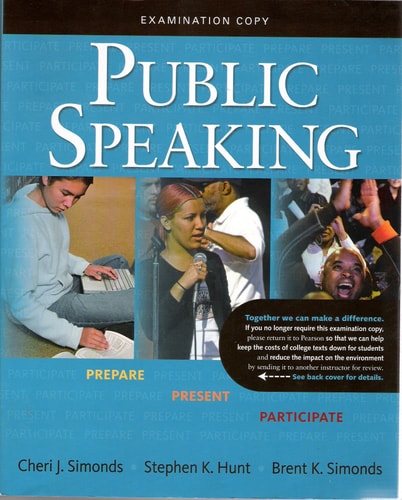 Public Speaking: Prepare, Present, Participate