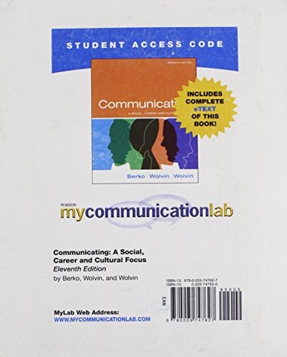 MyCommunicationLab Access Code