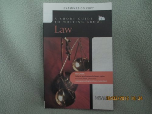 A Short Guide to Writing About Law
