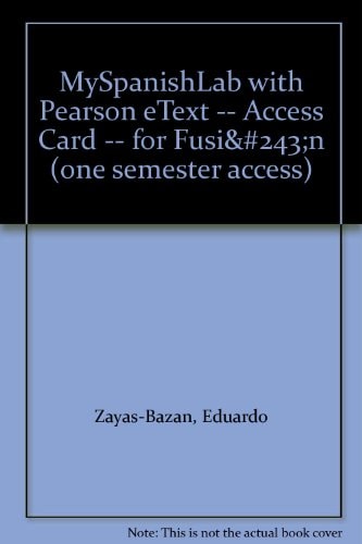 Fusion: MySpanishLab with Pearson eText Access Card (6 Month Access)
