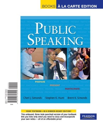 Public Speaking: Prepare, Present, Participate