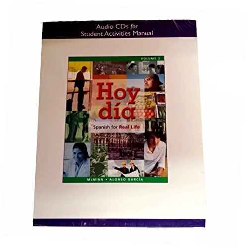 Audio CDs for Student Activities Manual for Hoy día: Spanish for Real Life, Volume 2