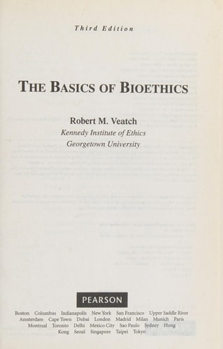 The Basics of Bioethics