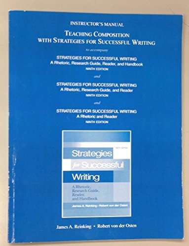 Teaching Composition with Strategies for Successful Writing