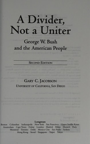 A Divider, Not a Uniter