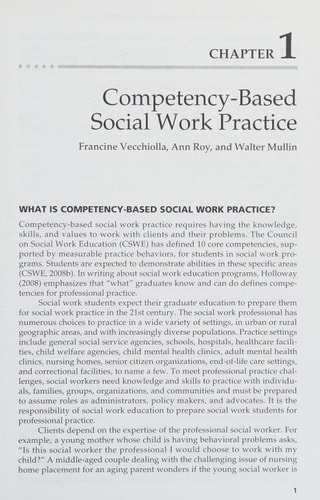 Competency-Based Social Work Practice: An Integrated Approach to Decision Making