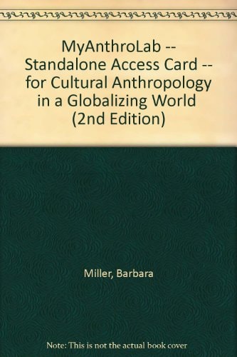 MyAnthroLab Student Access Code Card for Cultural Anthropology in a Globalizing World