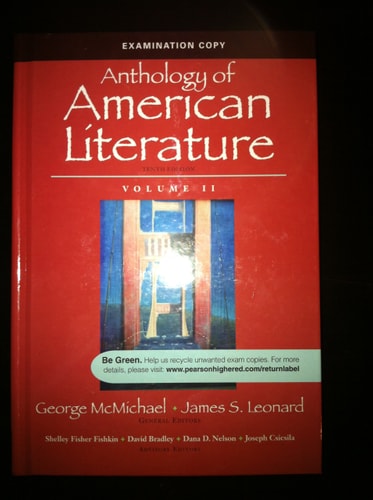 Anthology of American Literature: Volume 2