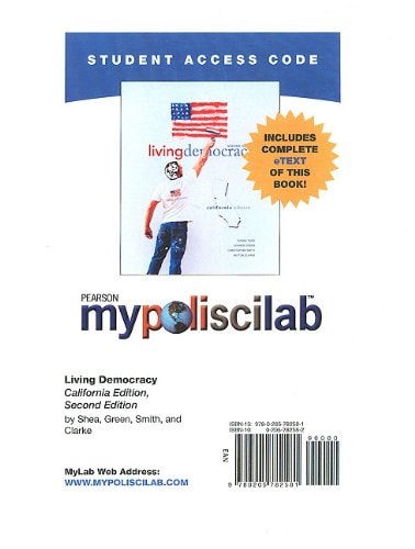 MyPoliSciLab with Pearson eText Standalone Access Card
