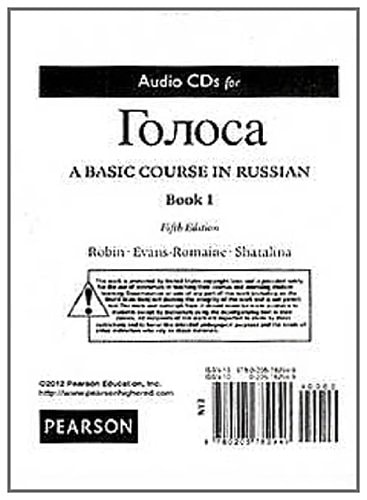 Text Audio CDs for Golosa: A Basic Course in Russian, Book One