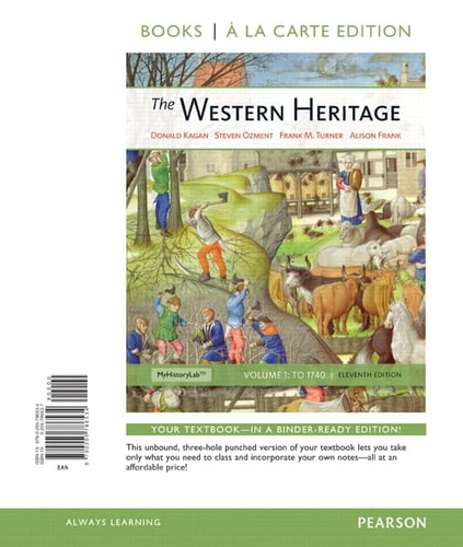 The Western Heritage: Volume 1, Books a la Carte Edition