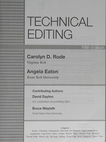 Technical Editing