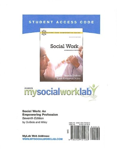Social Work Access Code Card: An Empowering Profession