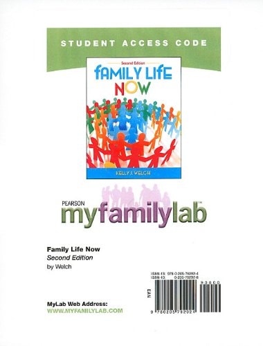 MySocLab: Standalone Access Card for Family Life Now