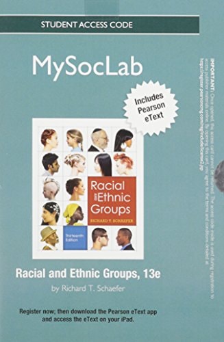Racial and Ethnic Groups: MySocLab Passcode