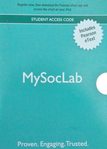 Racial and Ethnic Groups: MySocLab Access Code