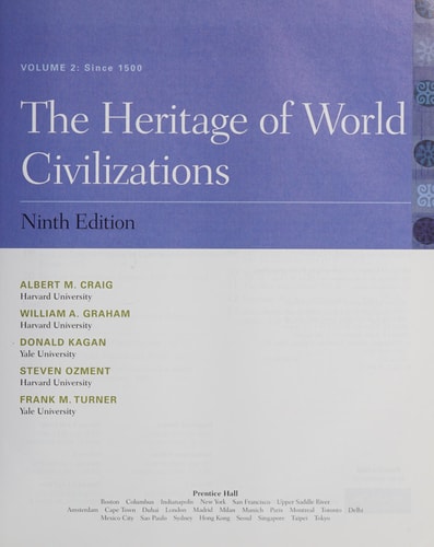 The Heritage of World Civilizations: Volume 1 (9th Edition)