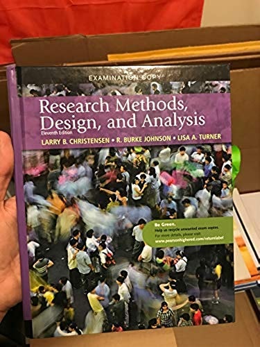 Research Methods, Design, and Analysis