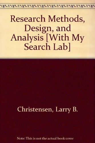 Research Methods, Design, and Analysis