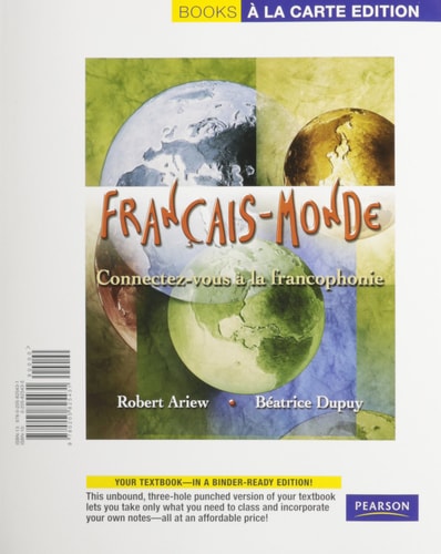 Français-Monde: Connectez-vous à la francophonie, Books a la Carte Edition