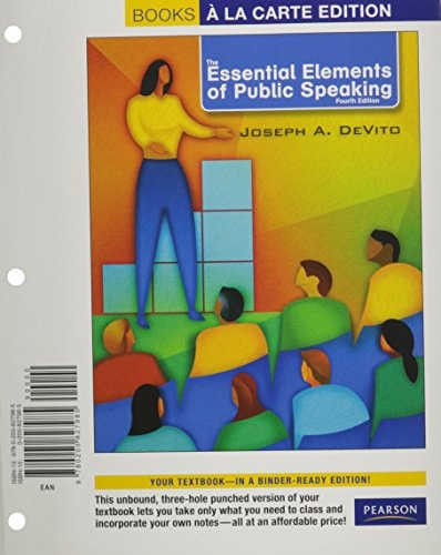 The Essential Elements of Public Speaking