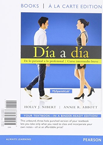 Día a día: Books a la Carte Plus MyLab Spanish with eText -- Access Card Package