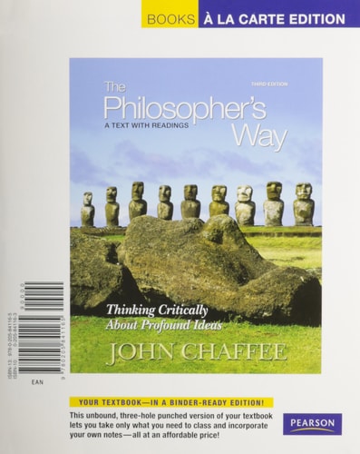 The Philosopher's Way: Thinking Critically About Profound Ideas, Books a La Carte Plus Myphilosophylab