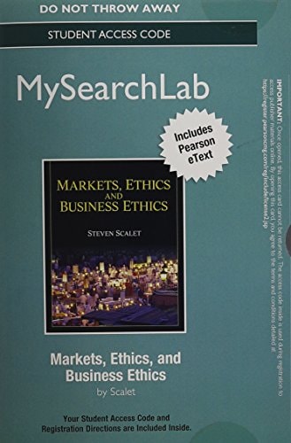 MySearchLab with eText: Standalone Access Card for Markets, Ethics, and Business Ethics