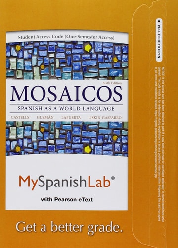 MyLab Spanish with Pearson eText: Access Card for Mosaicos: Spanish as a World Language