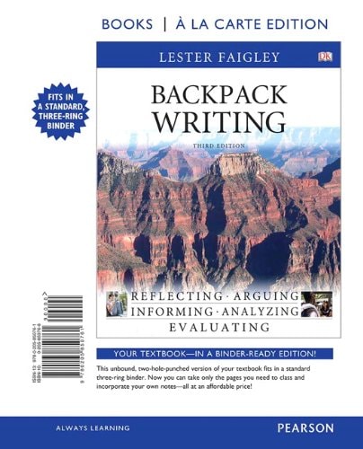 Backpack Writing