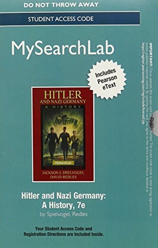 MySearchLab with Pearson eText: Standalone Access Card for Hitler and Nazi Germany