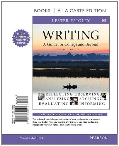 Writing: A Guide for College and Beyond